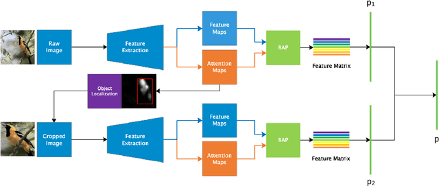 Figure 3 for Weakly Supervised Local Attention Network for Fine-Grained Visual Classification