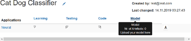 Figure 2 for Repository for Reusing Artifacts of Artificial Neural Networks