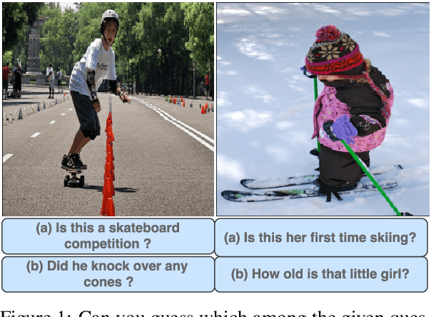 Figure 1 for Multimodal Differential Network for Visual Question Generation