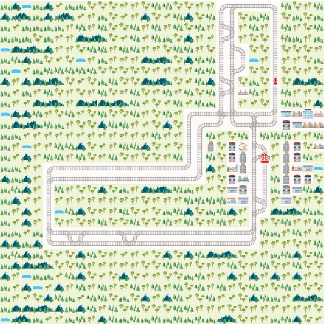 Figure 1 for Flatland-RL : Multi-Agent Reinforcement Learning on Trains