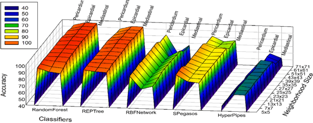 Figure 3 for On the Automated Segmentation of Epicardial and Mediastinal Cardiac Adipose Tissues Using Classification Algorithms
