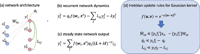 Figure 1 for Kernel similarity matching with Hebbian neural networks