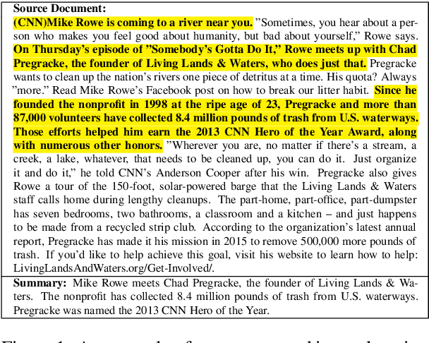 Figure 1 for EASE: Extractive-Abstractive Summarization with Explanations
