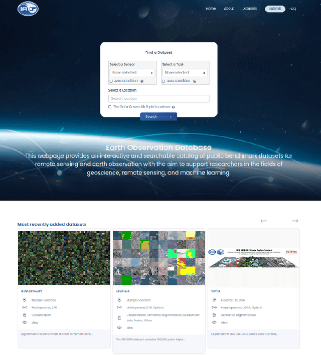 Figure 1 for EOD: The IEEE GRSS Earth Observation Database