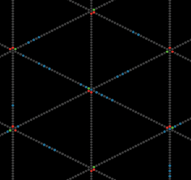 Figure 3 for Self-organizing traffic lights at multiple-street intersections