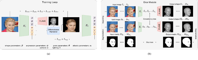 Figure 1 for Learning to regulate 3D head shape by removing occluding hair from in-the-wild images