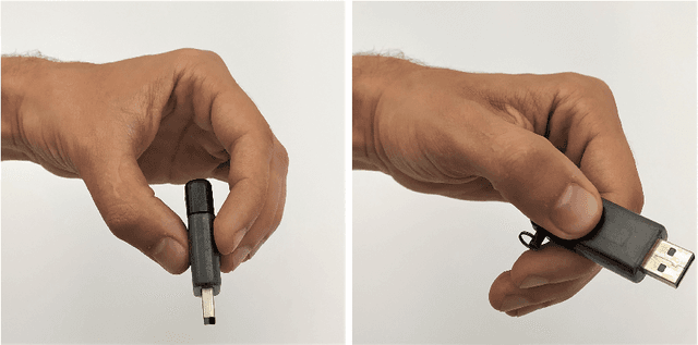 Figure 1 for Cin{é}matique d'une Proth{è}se de Main Myo{é}lectrique Accessible avec Actionneur Unique et R{é}tropulsion Passive du Pouce