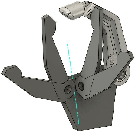 Figure 4 for Cin{é}matique d'une Proth{è}se de Main Myo{é}lectrique Accessible avec Actionneur Unique et R{é}tropulsion Passive du Pouce