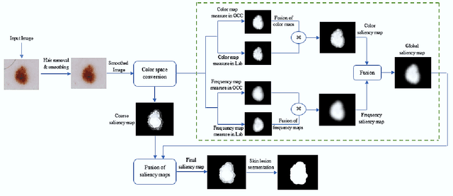 Figure 1 for Frequency and Spatial domain based Saliency for Pigmented Skin Lesion Segmentation