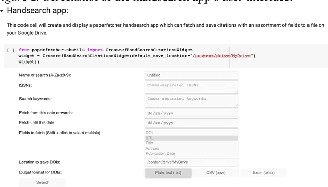Figure 2 for Paperfetcher: A tool to automate handsearch for systematic reviews