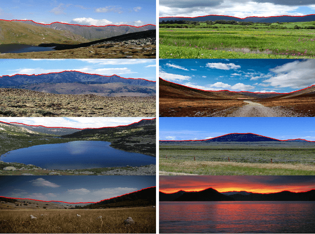 Figure 2 for Resource Efficient Mountainous Skyline Extraction using Shallow Learning