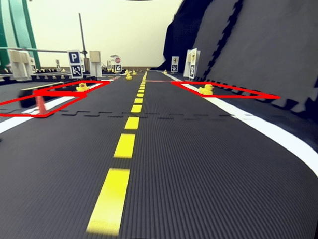 Figure 4 for Developing a Purely Visual Based Obstacle Detection using Inverse Perspective Mapping