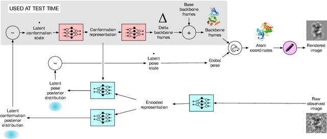 Figure 2 for Inferring a Continuous Distribution of Atom Coordinates from Cryo-EM Images using VAEs