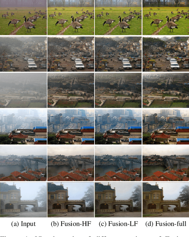 Figure 3 for FD-GAN: Generative Adversarial Networks with Fusion-discriminator for Single Image Dehazing