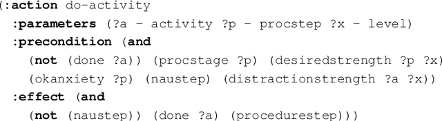 Figure 3 for A Socially Assistive Robot using Automated Planning in a Paediatric Clinical Setting