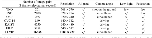 Figure 1 for LLVIP: A Visible-infrared Paired Dataset for Low-light Vision