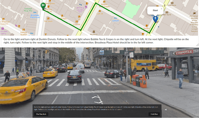 Figure 1 for Generating Landmark Navigation Instructions from Maps as a Graph-to-Text Problem