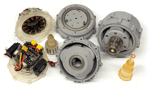 Figure 1 for Design and Characterization of 3D Printed, Open-Source Actuators for Legged Locomotion