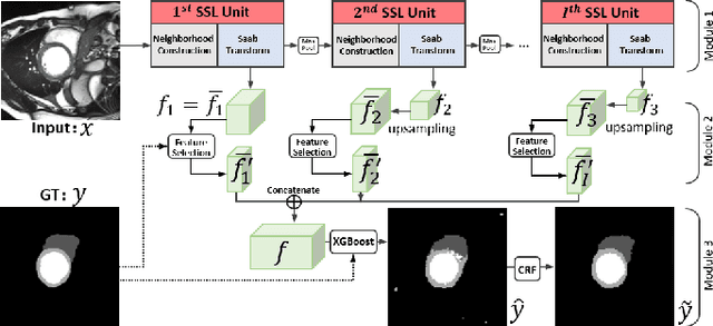 Figure 1 for Segmentation of Cardiac Structures via Successive Subspace Learning with Saab Transform from Cine MRI