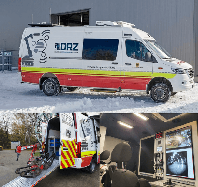 Figure 1 for Deployment of Aerial Robots after a major fire of an industrial hall with hazardous substances, a report