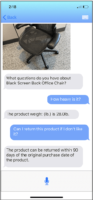 Figure 4 for ISA: An Intelligent Shopping Assistant