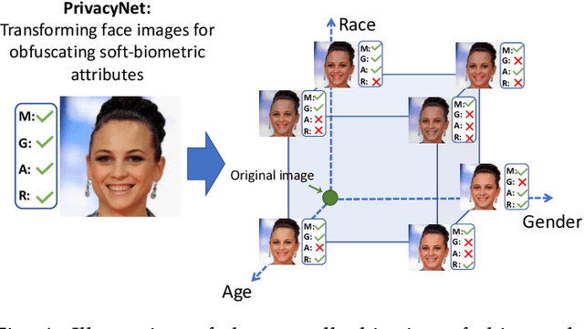 Figure 1 for PrivacyNet: Semi-Adversarial Networks for Multi-attribute Face Privacy