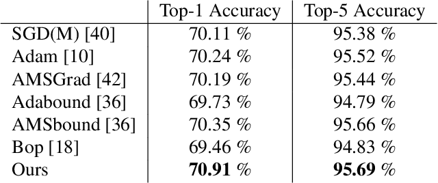 Figure 2 for BAMSProd: A Step towards Generalizing the Adaptive Optimization Methods to Deep Binary Model