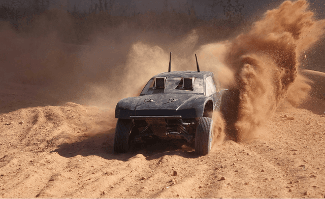 Figure 1 for AutoRally An open platform for aggressive autonomous driving