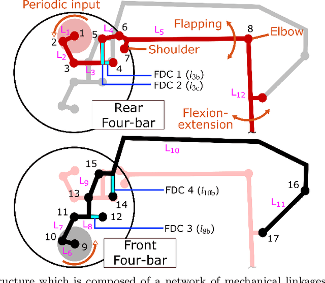 Figure 3 for Orientation stabilization in a bioinspired bat-robot using integrated mechanical intelligence and control