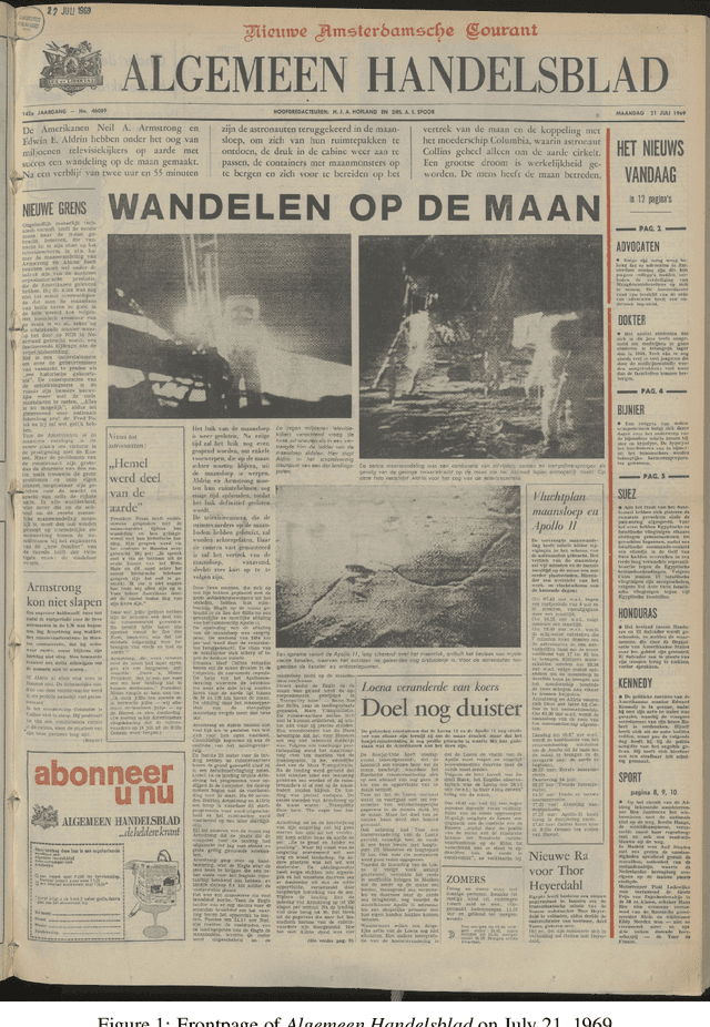 Figure 1 for Event Flow -- How Events Shaped the Flow of the News, 1950-1995