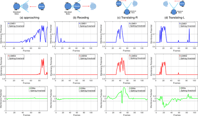Figure 4 for Complementary Visual Neuronal Systems Model for Collision Sensing