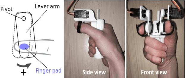 Figure 3 for How to enhance learning of robotic surgery gestures? A tactile cue saliency investigation for 3D hand guidance