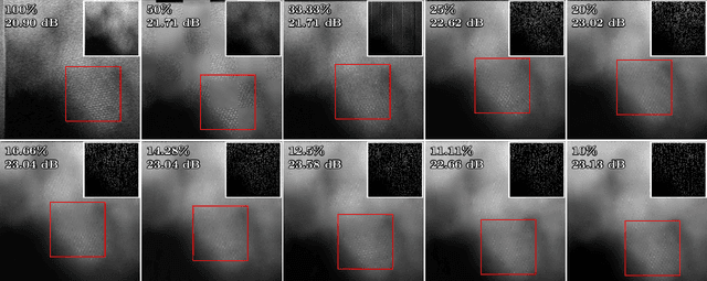 Figure 3 for Compressive Scanning Transmission Electron Microscopy