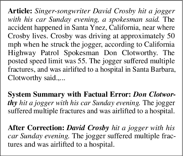 Figure 1 for Factual Error Correction for Abstractive Summaries Using Entity Retrieval