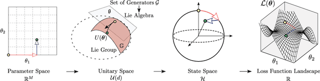 Figure 2 for Theory of overparametrization in quantum neural networks