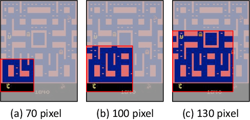 Figure 2 for Mask Atari for Deep Reinforcement Learning as POMDP Benchmarks