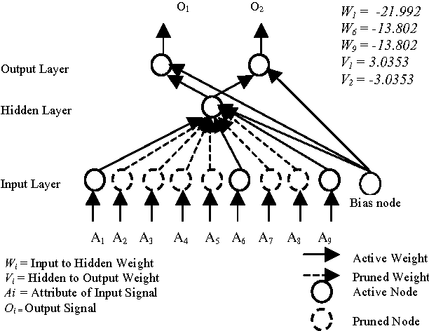 Figure 2 for Extracting Symbolic Rules for Medical Diagnosis Problem