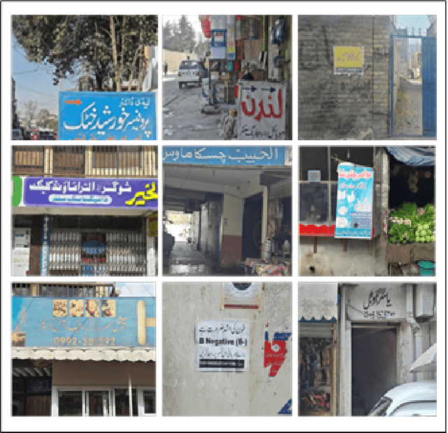 Figure 1 for Urdu text in natural scene images: a new dataset and preliminary text detection