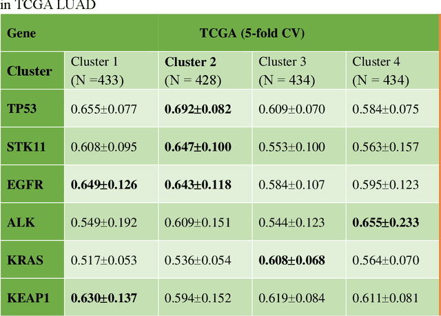 Figure 2 for Optimize Deep Learning Models for Prediction of Gene Mutations Using Unsupervised Clustering
