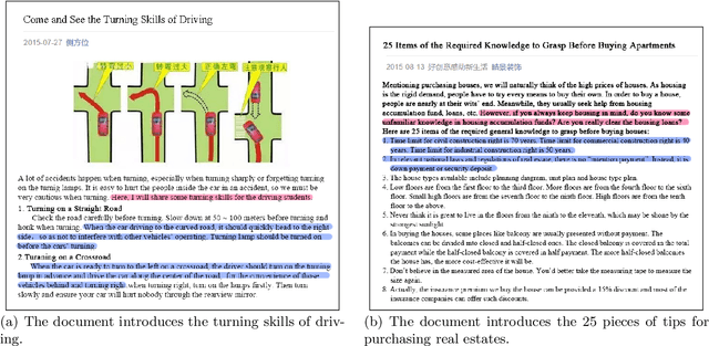 Figure 1 for Hierarchical Neural Network for Extracting Knowledgeable Snippets and Documents