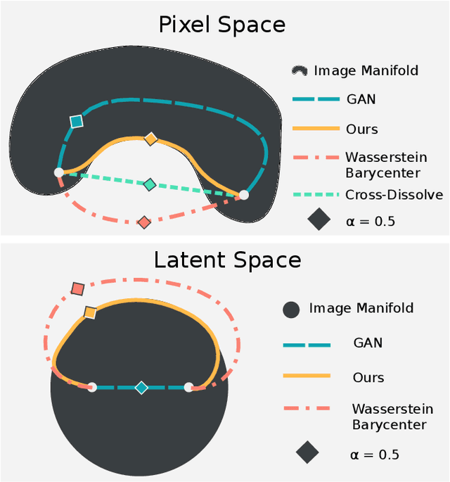 Figure 3 for Barycenters of Natural Images -- Constrained Wasserstein Barycenters for Image Morphing
