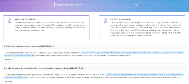 Figure 2 for CAiRE-COVID: A Question Answering and Multi-Document Summarization System for COVID-19 Research