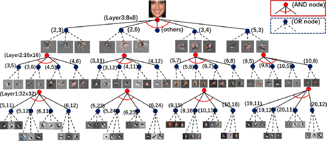 Figure 1 for Towards Interpretable Image Synthesis by Learning Sparsely Connected AND-OR Networks