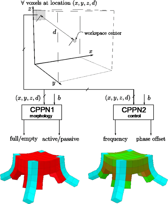 Figure 3 for Evolving soft locomotion in aquatic and terrestrial environments: effects of material properties and environmental transitions