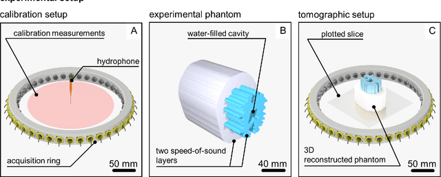 Figure 2 for Spatial response identification enables robust experimental ultrasound computed tomography