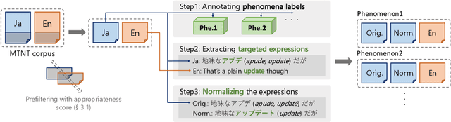 Figure 3 for PheMT: A Phenomenon-wise Dataset for Machine Translation Robustness on User-Generated Contents