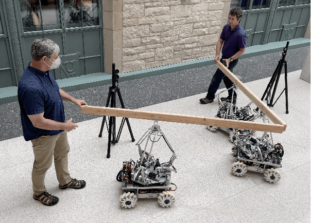 Figure 2 for Human-Multirobot Collaborative Mobile Manipulation: the Omnid Mocobots