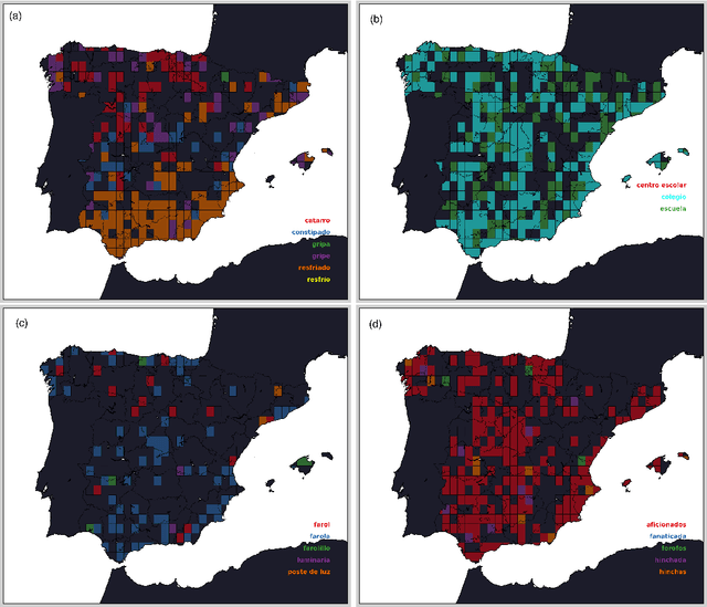 Figure 2 for Dialectometric analysis of language variation in Twitter