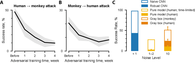 Figure 4 for Adversarial images for the primate brain