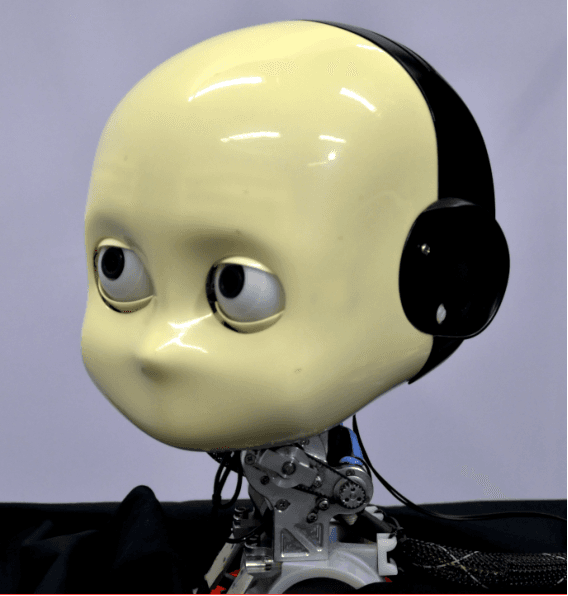 Figure 4 for A trained humanoid robot can perform human-like crossmodal social attention conflict resolution